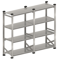 Verzinkte Metalsistem legbordstellingen Metalsistem legbordstellingen