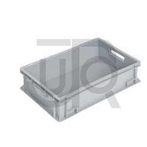 Kunststof bak Euronorm 600 X 400 X 150MM (DXBXH) grijs-0