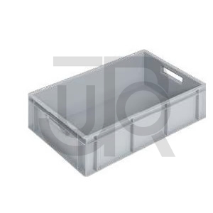 Kunststof bak Euronorm 600 X 400 X 170MM (DXBXH) grijs-0