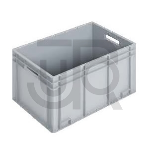 Kunststof bak Euronorm 600 X 400 X 340MM (DXBXH) grijs-0