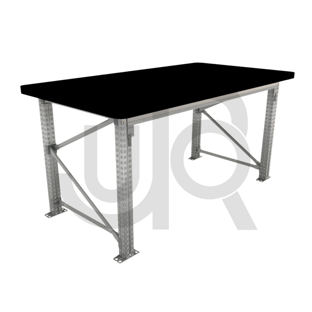 Werktafel verzinkt L1500xD900xH900, 28mm MDF werkblad-0