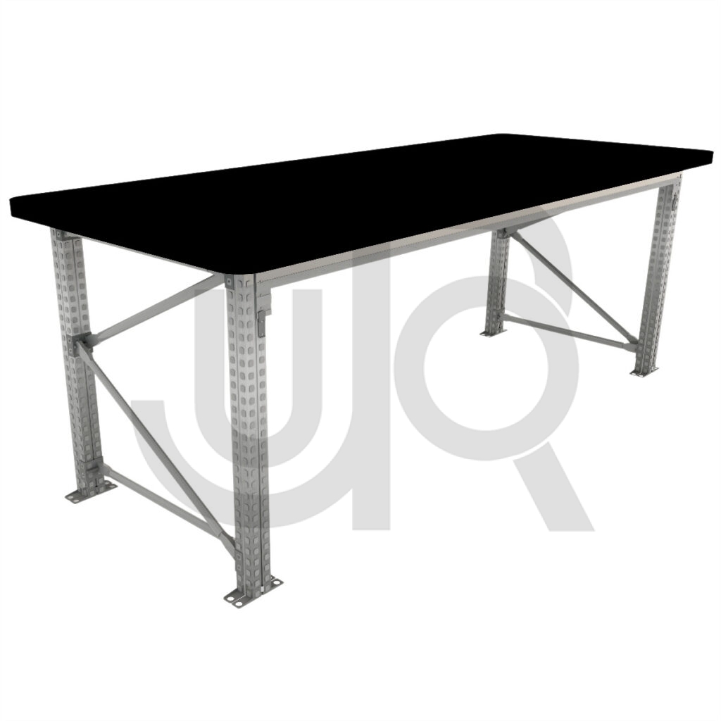 Werktafel verzinkt L2000xD900xH900, 28mm MDF werkblad-0