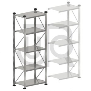 Gebruikte legbordstelling USA H2500 x D600 | startset vak 1200mm-0