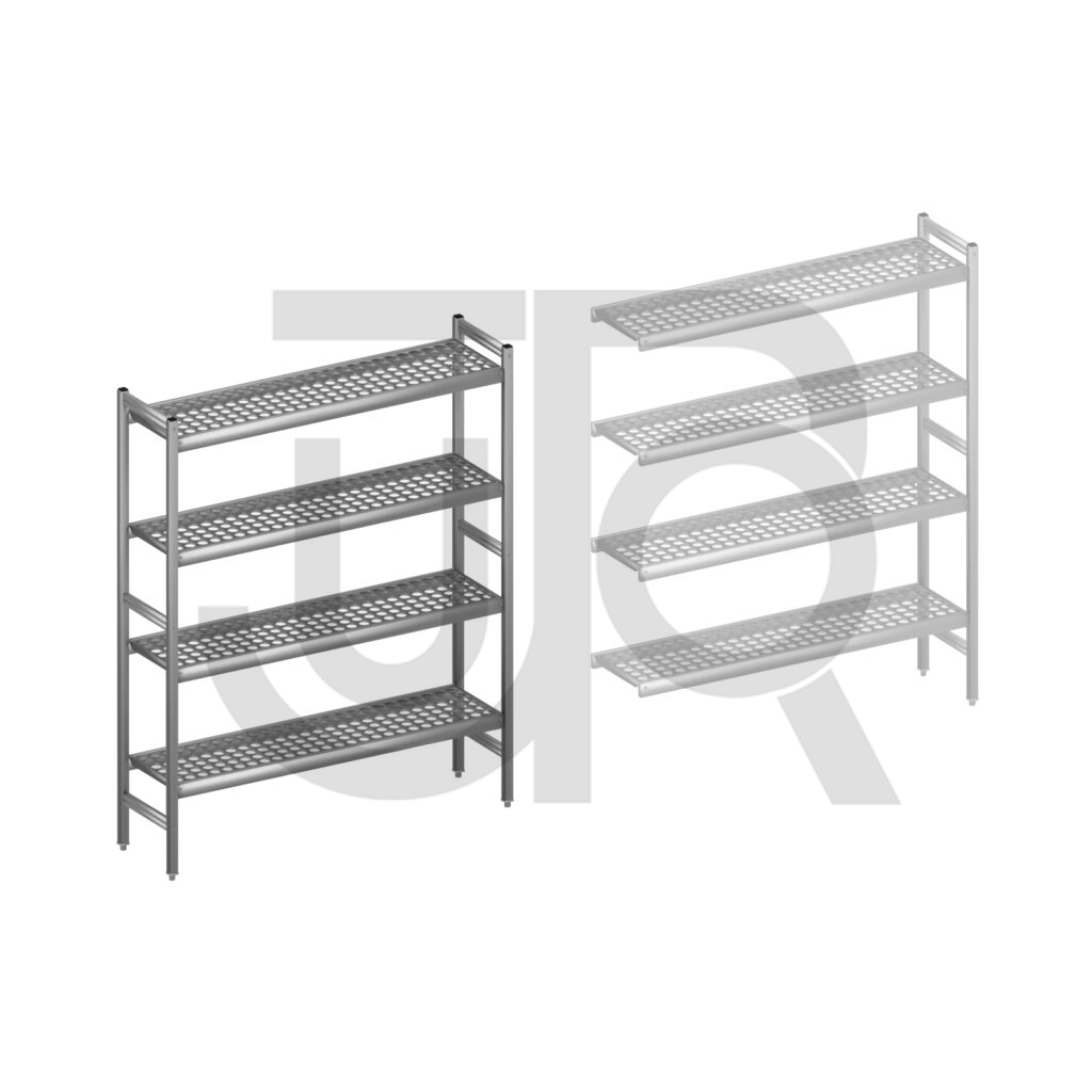 Hygiënische stelling H1685 x D360 | startset vak 1320 mm-0