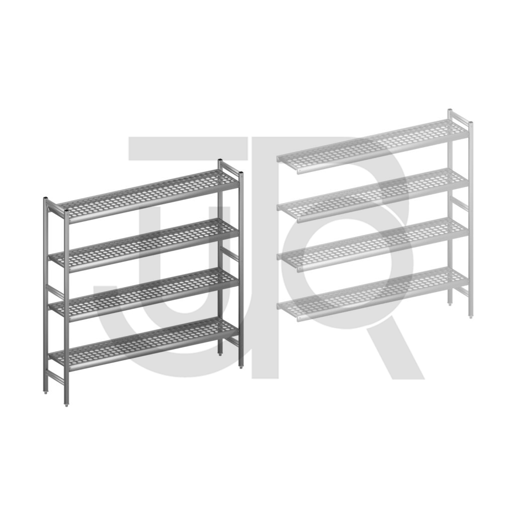 Hygiënische stelling H1685 x D360 | startset vak 1620 mm-0