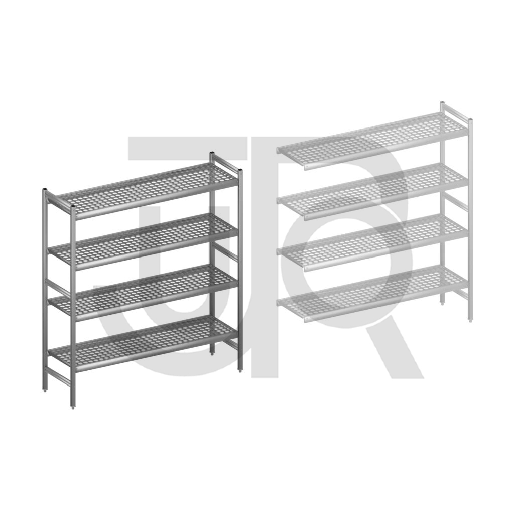 Hygiënische stelling H1685 x D460 | startset vak 1500 mm-0