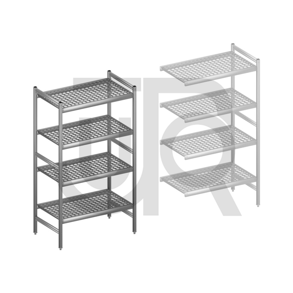 Hygiënische stelling H1685 x D560 | startset vak 900 mm-0