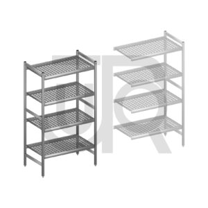 Hygiënische stelling H1685 x D560 | startset vak 900 mm-0