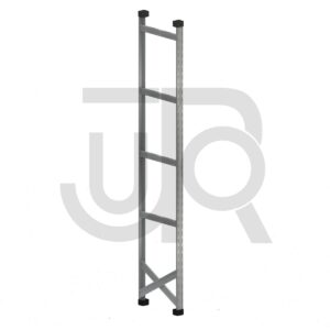 Complete staander Metalsistem 2500X500 mm, type S1 -0