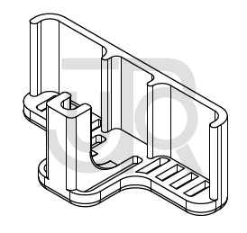 Kunststof voetdop/topdop Metalsistem S1/2/3-0