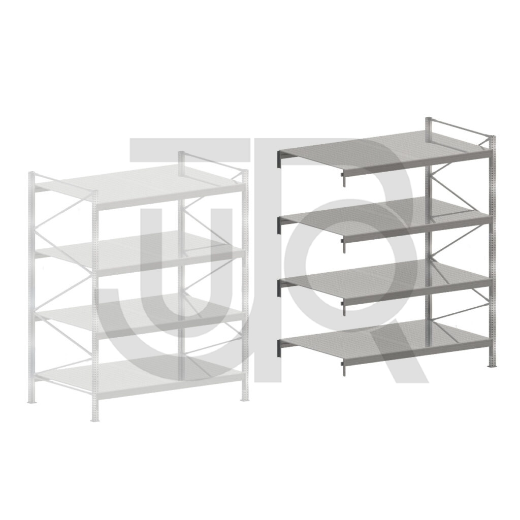 Zware grootvakstelling TS4 H1981 x D600 | aanbouwset vak 1520 mm-0