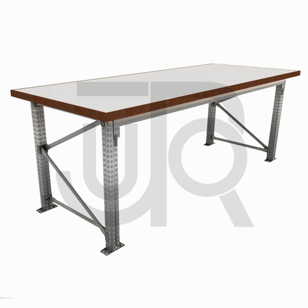 Werktafel verzinkt L2200xD800xH900, 38mm MDF C-DUR werkblad-0