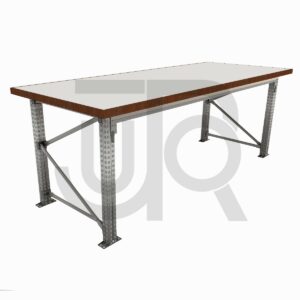 Werktafel verzinkt L2200xD800xH900, 38mm MDF C-DUR werkblad-0