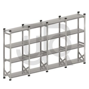 Legbordstelling H1972 x D320 |voordeelrij 4x vak 1050 mm-0