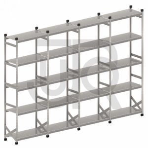 Legbordstelling H2500 x D500 |voordeelrij 4x vak 900 mm-0