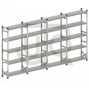 Legbordstelling H2500 x D400 |voordeelrij 4x vak 1200 mm-0