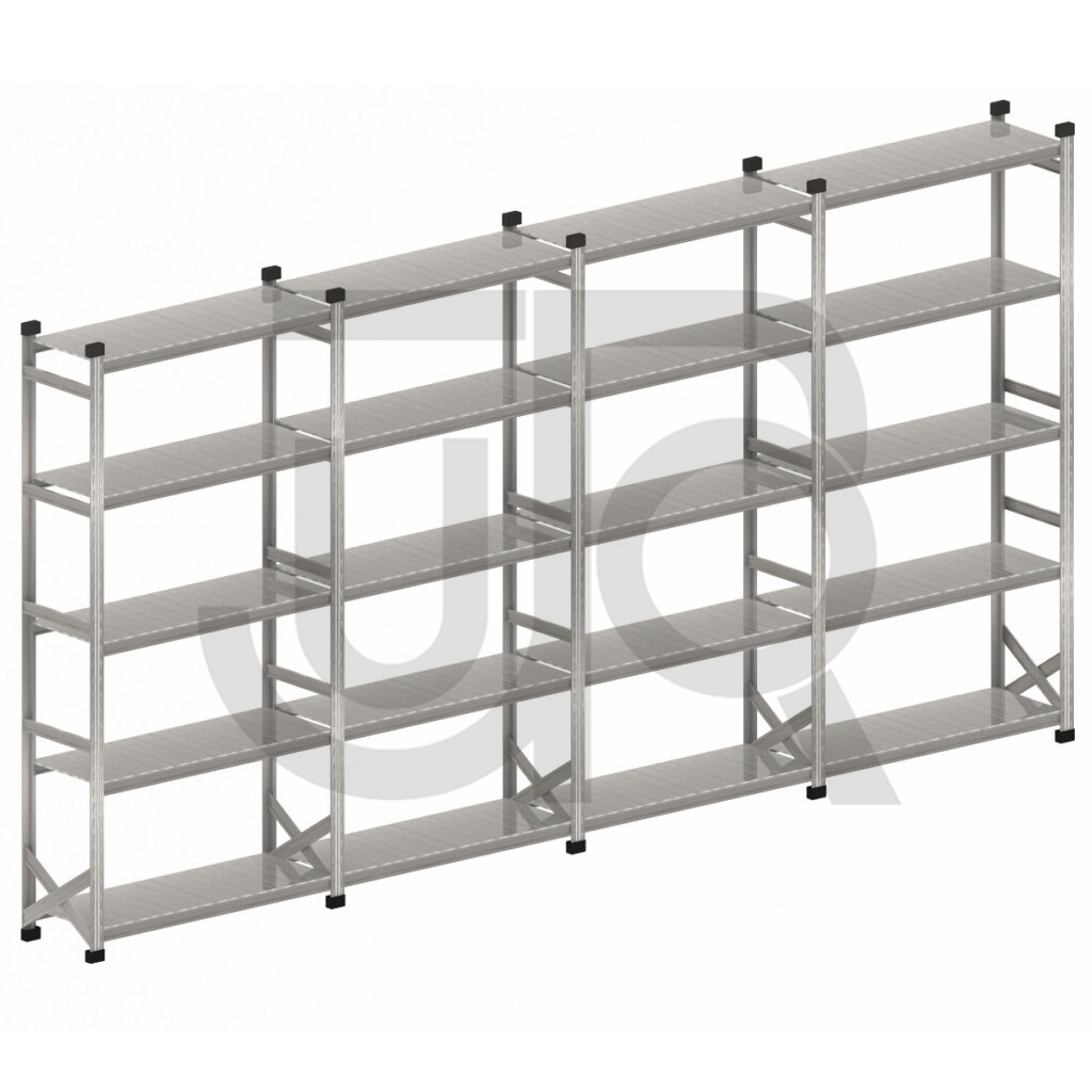 Legbordstelling H2500 x D600 |voordeelrij 4x vak 1200 mm-0