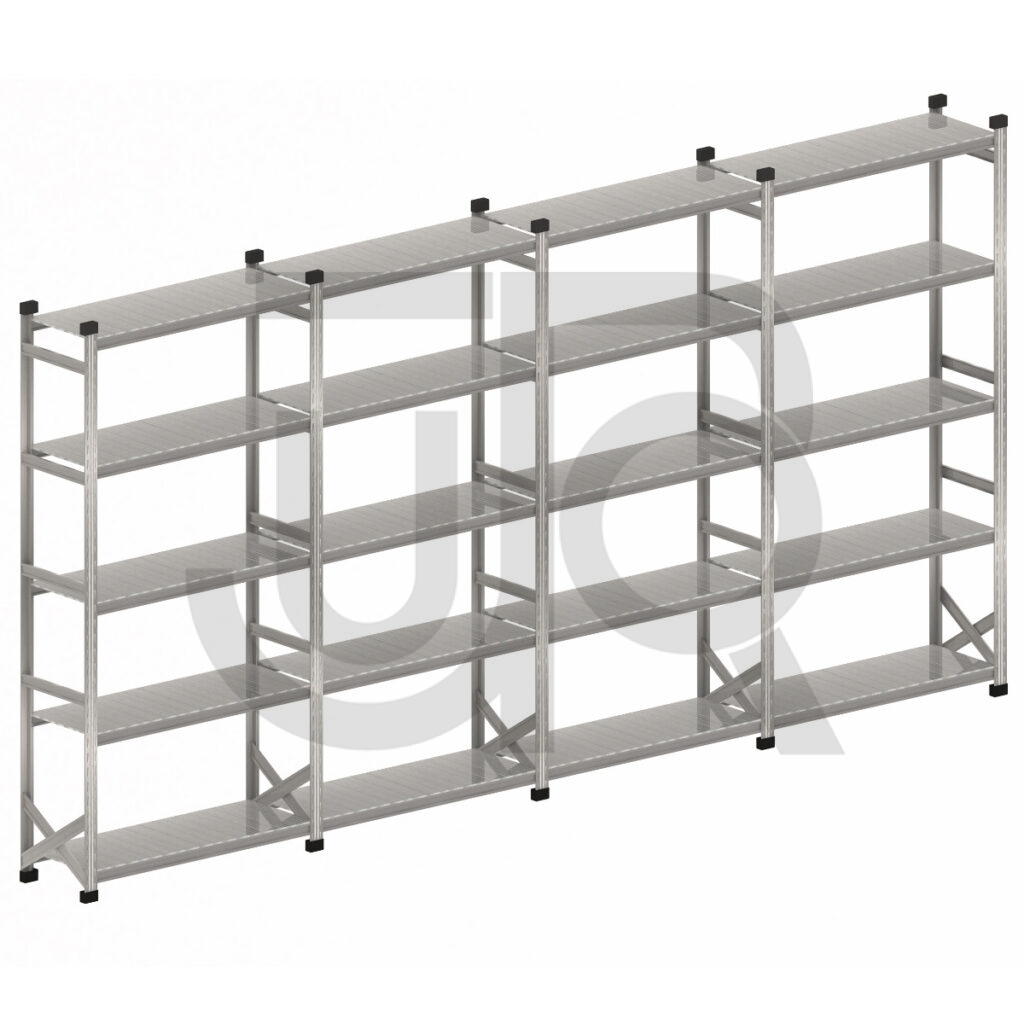 Legbordstelling H2500 x D700 |voordeelrij 4x vak 1200 mm-0