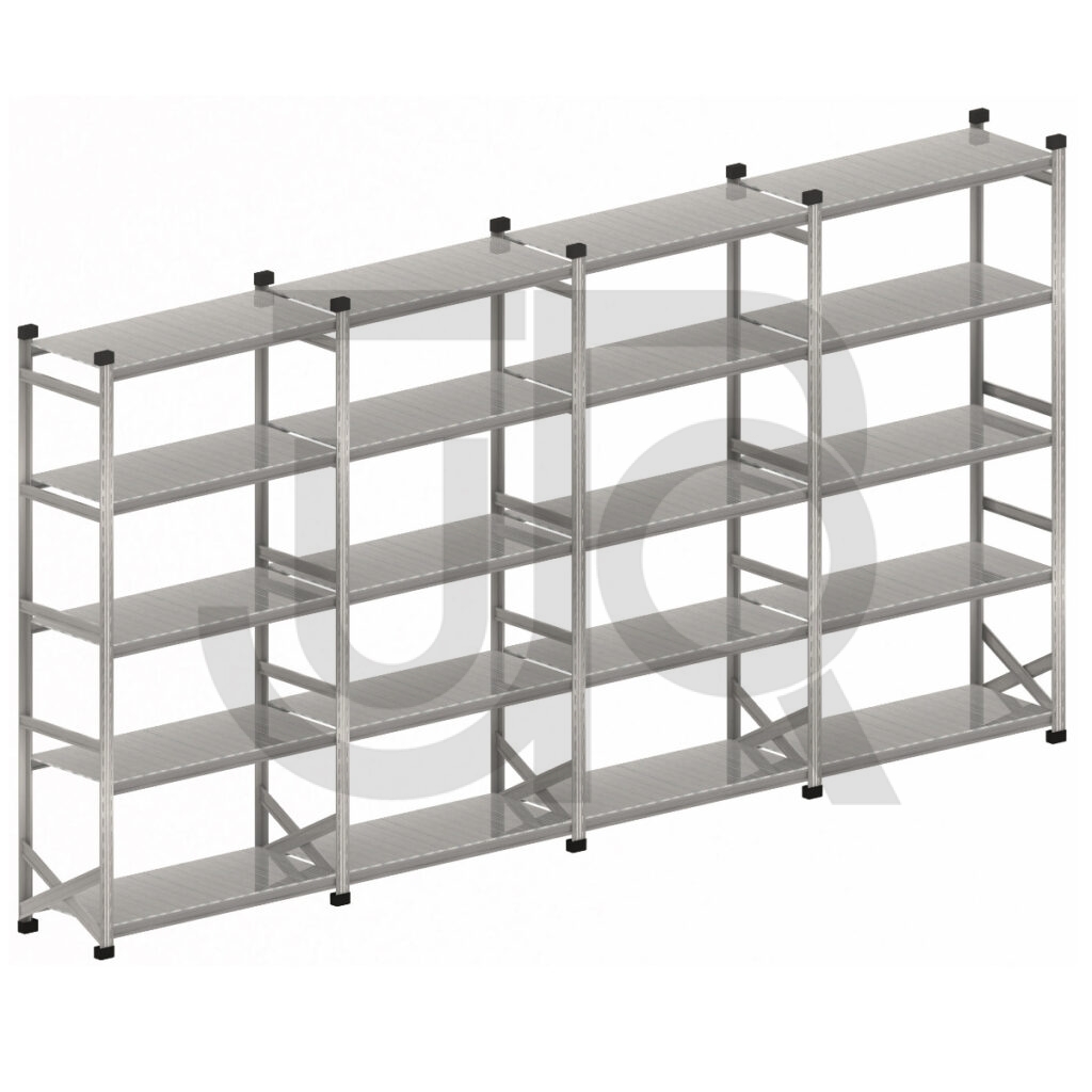 Legbordstelling H2500 x D500 |voordeelrij 4x vak 1200 mm-0