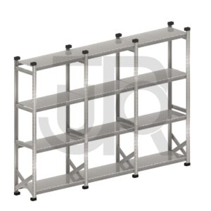 Legbordstelling H1972 x D320 |voordeelrij 3x vak 900 mm-0