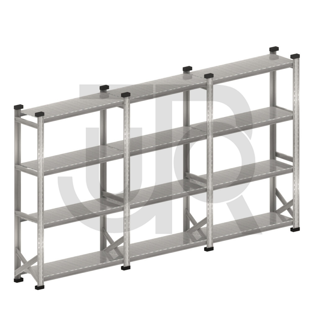 Legbordstelling H1972 x D320 |voordeelrij 3x vak 1500 mm-0