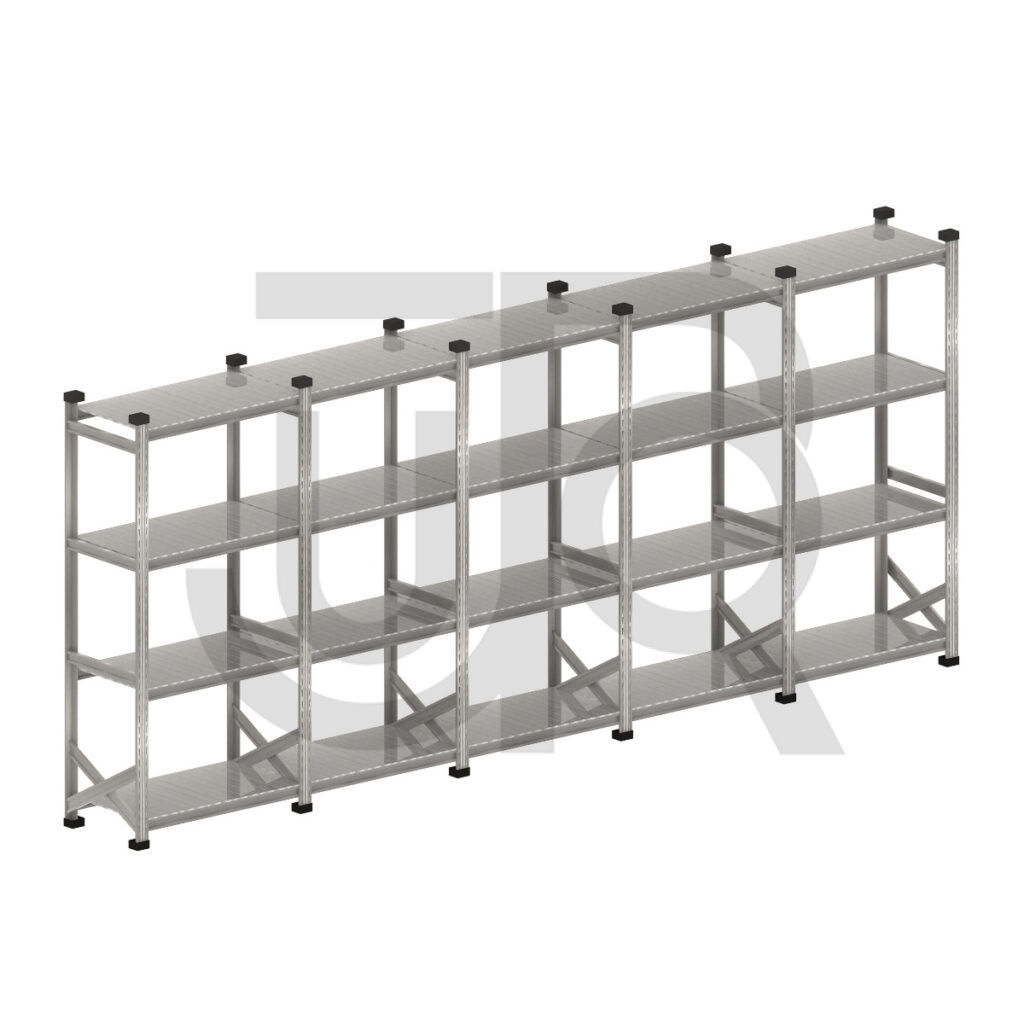 Legbordstelling H1972 x D600 |voordeelrij 10x vak 1050 mm-0