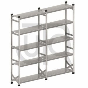 Legbordstelling H2500 x D600 |voordeelrij 2x vak 1200 mm-0