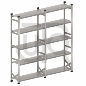 Legbordstelling H2500 x D400 |voordeelrij 2x vak 1500 mm-0