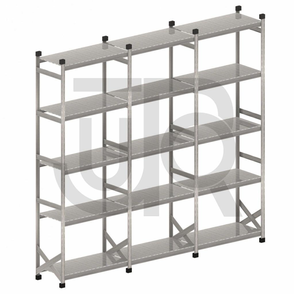 Legbordstelling H2500 x D600 |voordeelrij 3x vak 900 mm-0