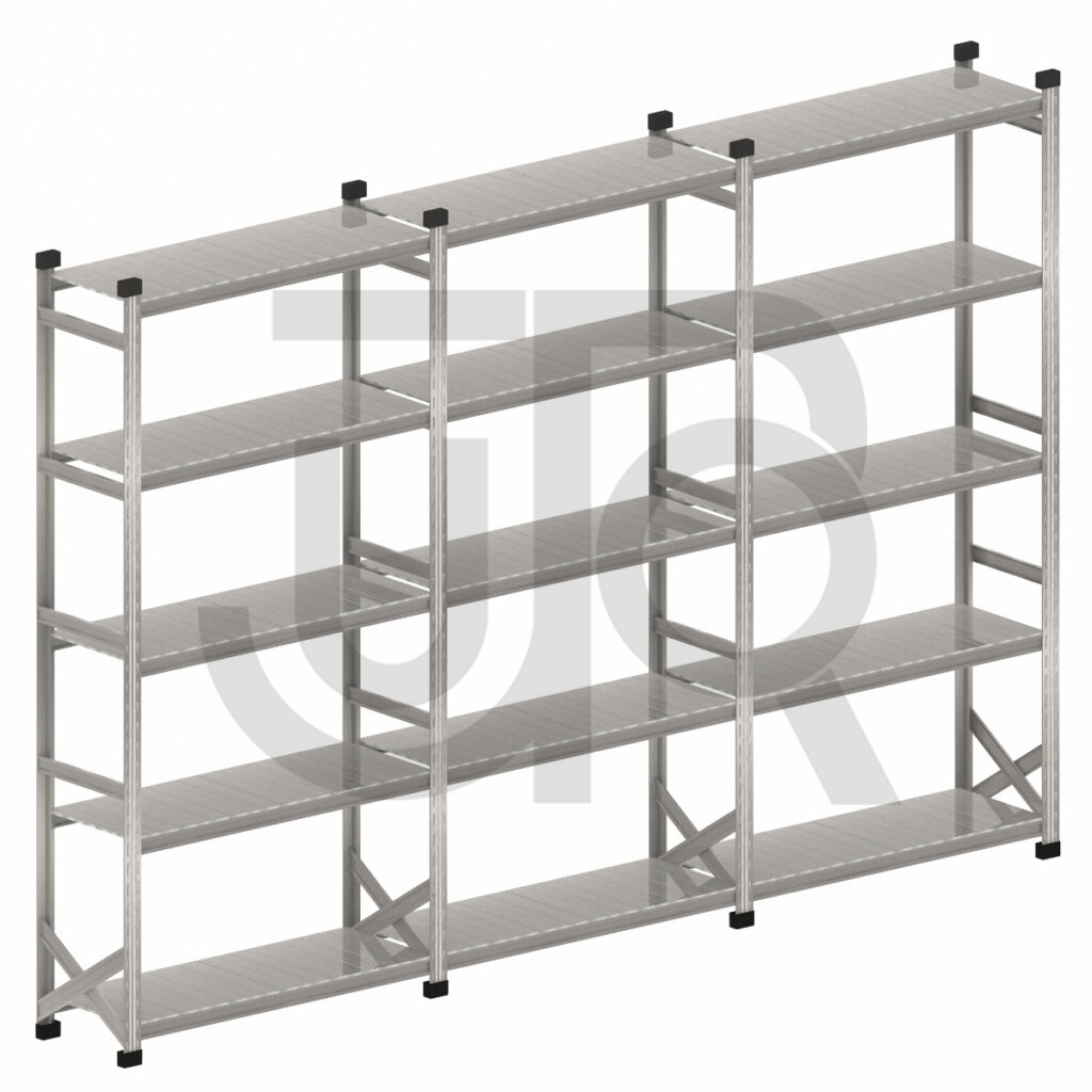 Legbordstelling H2500 x D800 |voordeelrij 3x vak 1350 mm-0