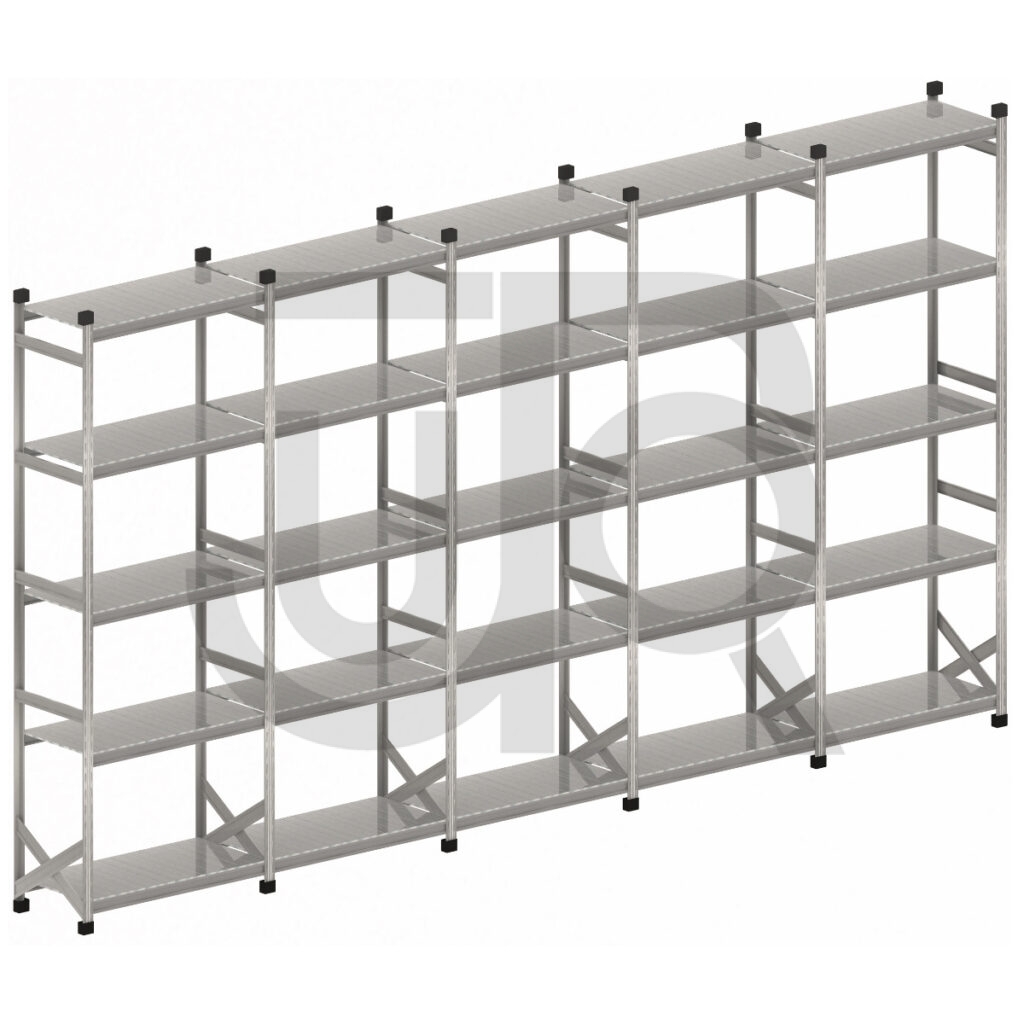 Legbordstelling H2500 x D500 |voordeelrij 10x vak 1050 mm-0