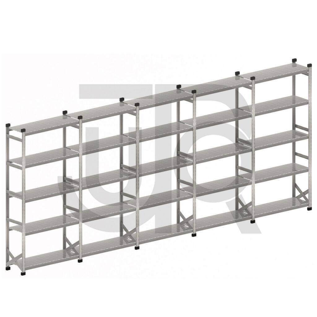 Legbordstelling H2500 x D700 |voordeelrij 10x vak 1350 mm-0