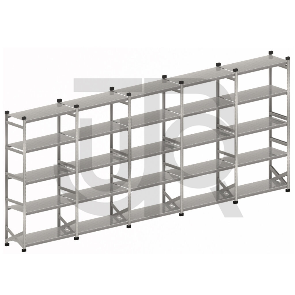 Legbordstelling H2500 x D320 |voordeelrij 5x vak 1200 mm-0