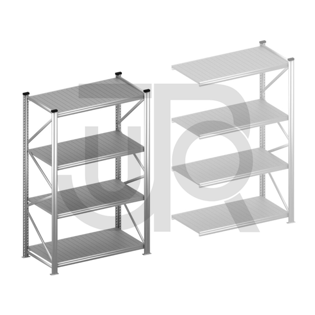 Lichte grootvakstelling USA H2000 x D600 | startset vak 1200 mm-0