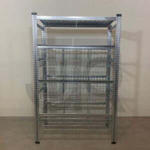 Draadmandstelling H1972 x D600 | vak 1200mm | incl draadmanden-0