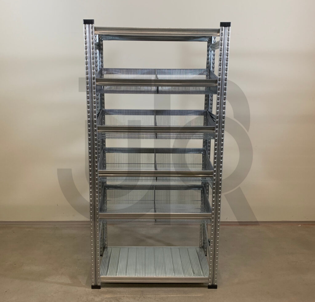 Draadmandstelling H2500 x D400 | vak 900mm | incl draadmanden-0