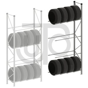 Verzinkte professionele Metalsistem bandenstelling. Grote voorraad - Magazijn.store