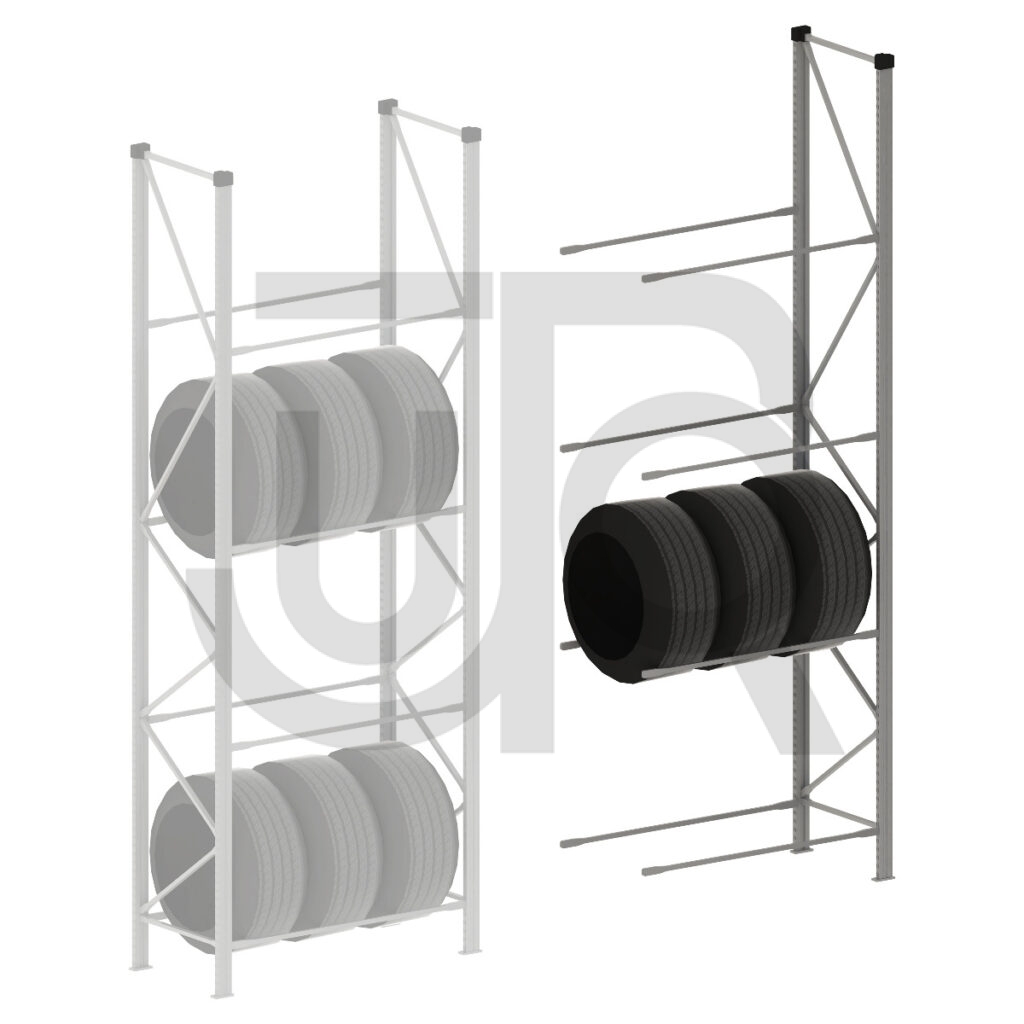 Verzinkte professionele Metalsistem bandenstelling. Grote voorraad - Magazijn.store