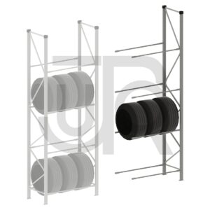 Verzinkte professionele Metalsistem bandenstelling. Grote voorraad - Magazijn.store