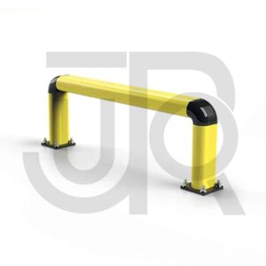 Kunststof aanrijdbeveiliging enkele barrière FE 150 1100x550-0