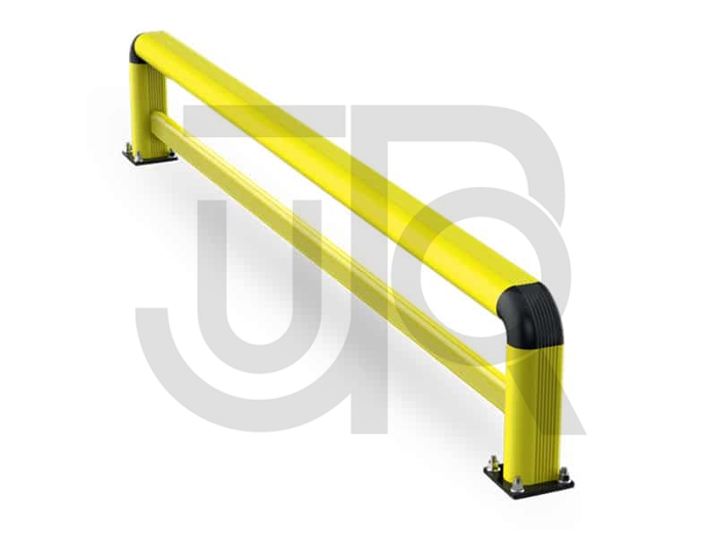 Kunststof aanrijdbeveiliging dubbele barrière FE 150 1100x550-0