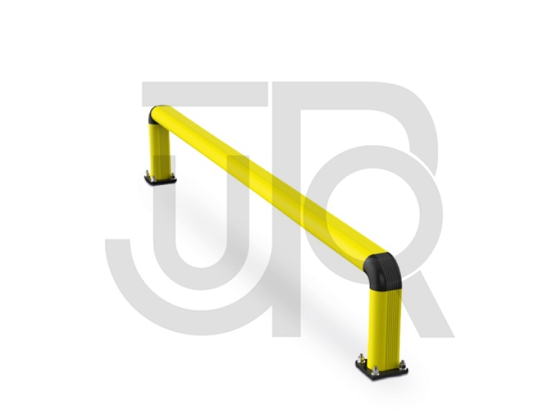 Kunststof aanrijdbeveiliging enkele barrière FE 90 2400x350-0