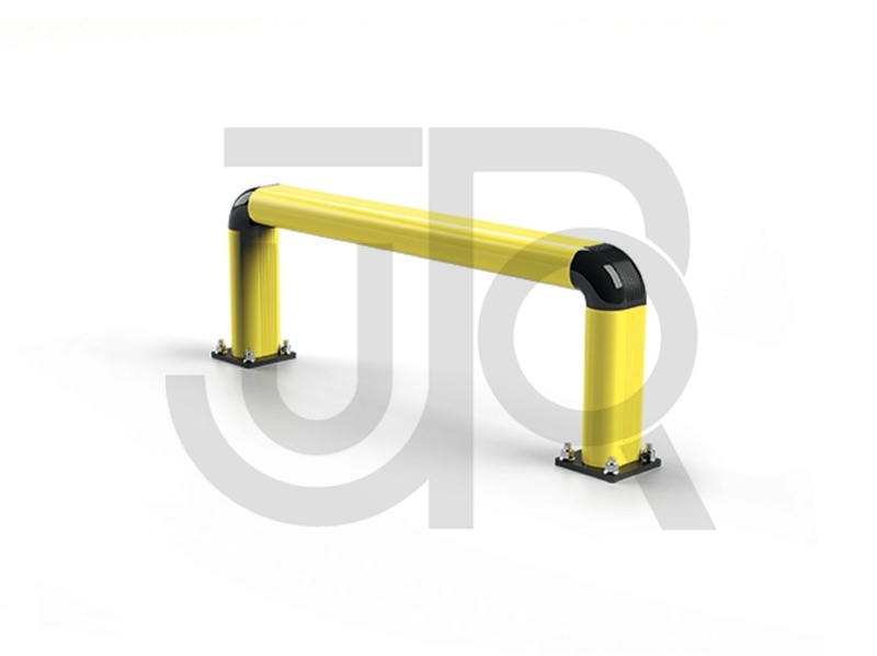 Kunststof aanrijdbeveiliging enkele barrière FE 90 1100x350-0