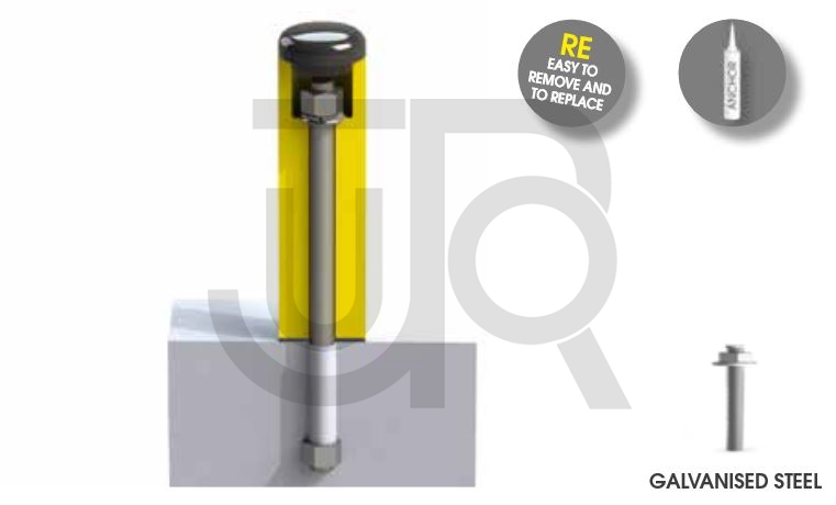 Beschermingspaal ROD PE 70 266 RE-7967