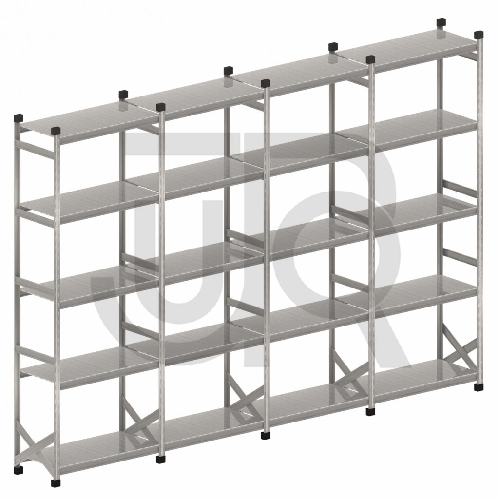 Legbordstelling H3028 x D600 |voordeelrij 4x vak 1050 mm-0