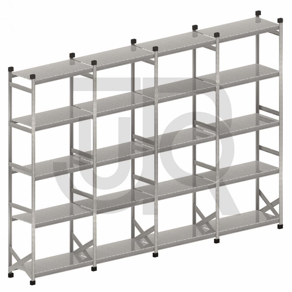 Legbordstelling H3028 x D800 |voordeelrij 4x vak 1050 mm-0