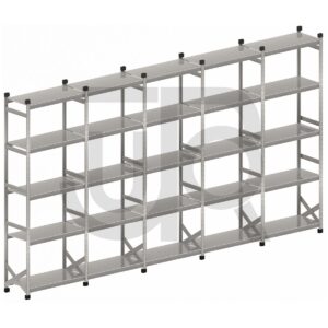 Legbordstelling H3028 x D600 |voordeelrij 10x vak 1050 mm-0