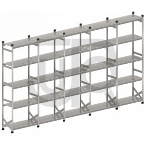 Legbordstelling H3028 x D400 |voordeelrij 10x vak 1050 mm-0