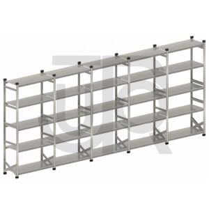 Legbordstelling H3028 x D320 |voordeelrij 10x vak 1350 mm-0