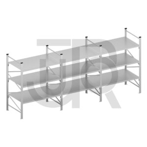 Halfzware grootvakstelling H2000 x D600 | voordeelrij 3x vak 1500 mm-0